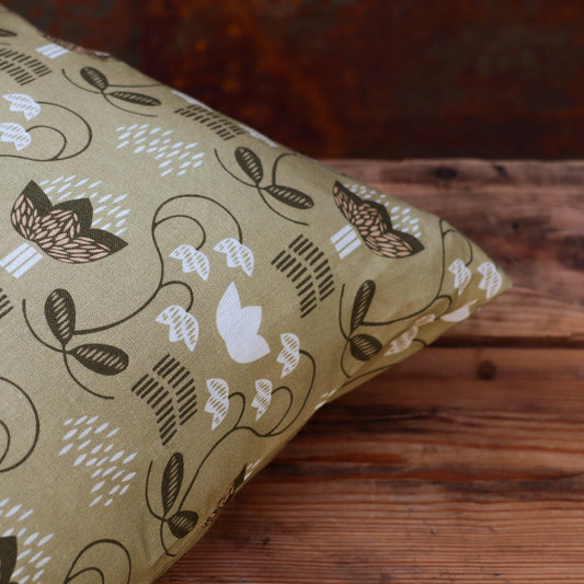 FÄGRING kuddfodral | gulgrön