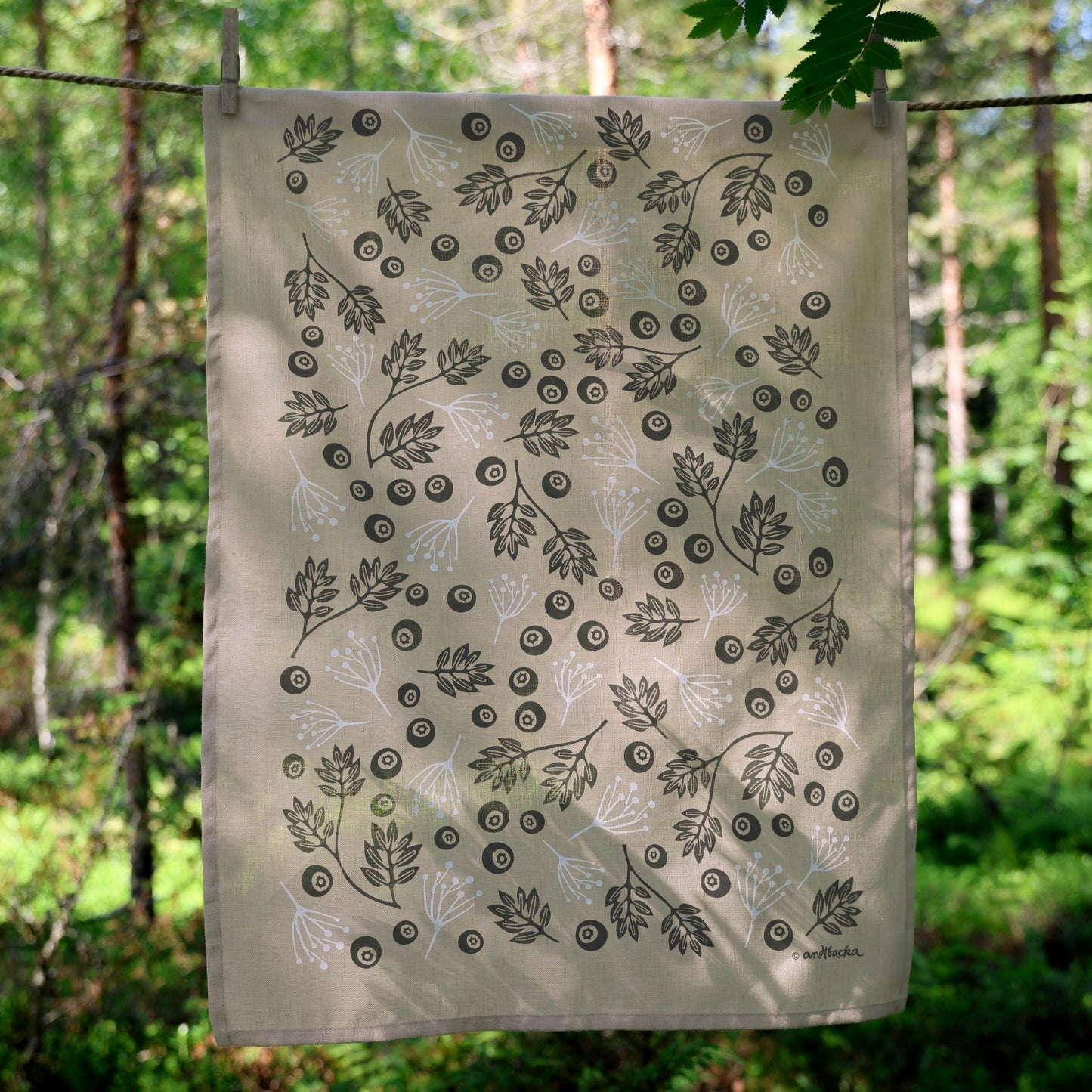 RÖNNBÄR keittiöpyyhe 2 kpl | beige